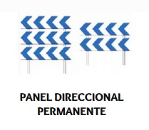 Panel direccional permanente
